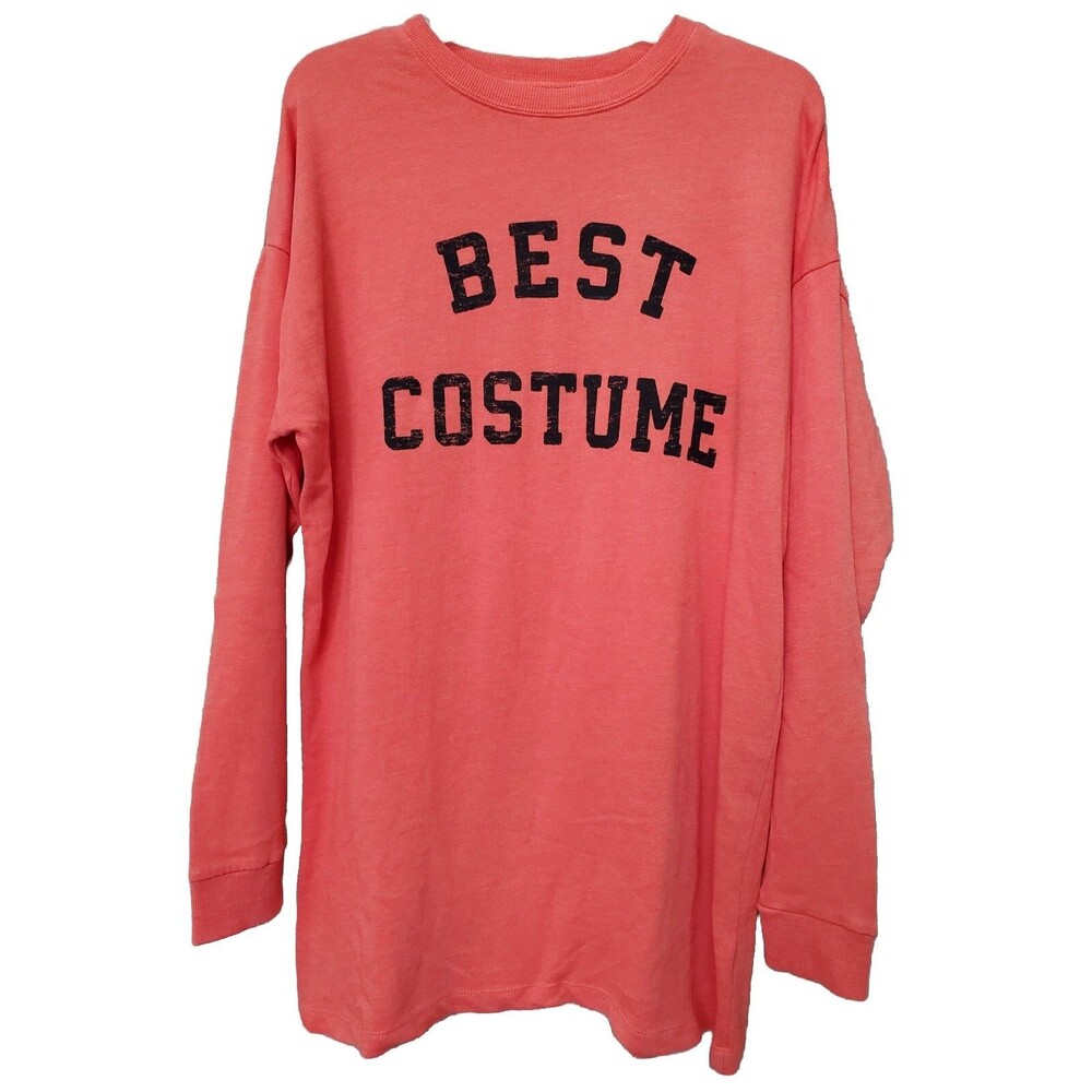 Grayson Threads Orange Long Sleeve Shirt BEST COSTUME Halloween Medium